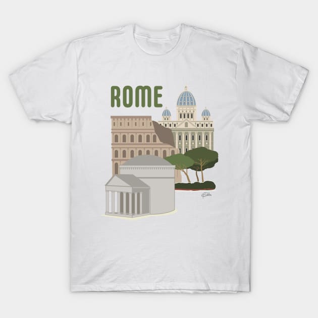 City of Rome T-Shirt by PatrickScullin